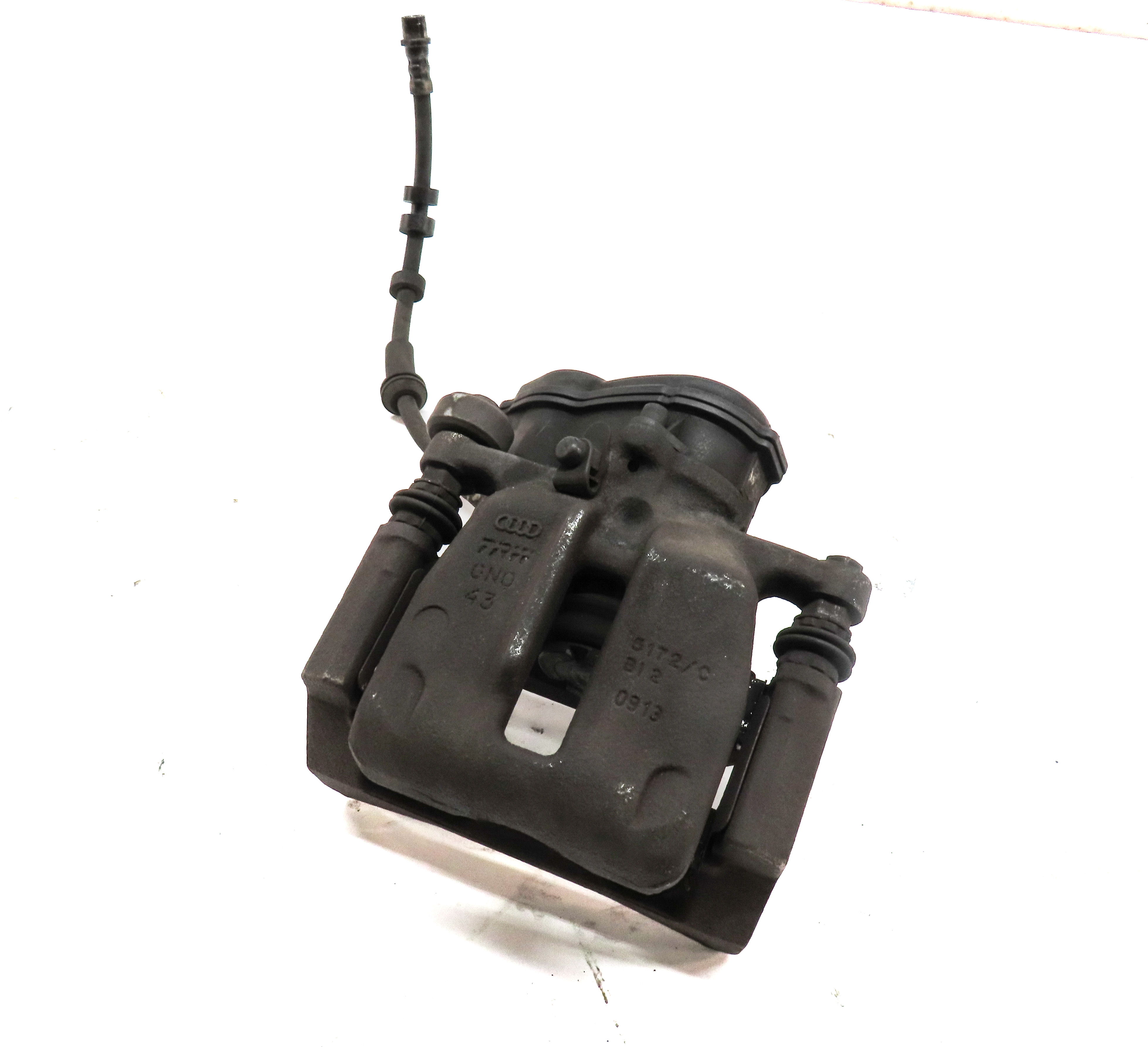 2012-2017 AUDI A6 A7 (C7) RIGHT PASSENGER REAR DISC BRAKE CALIPER (330mm ROTOR) — exact item pictured